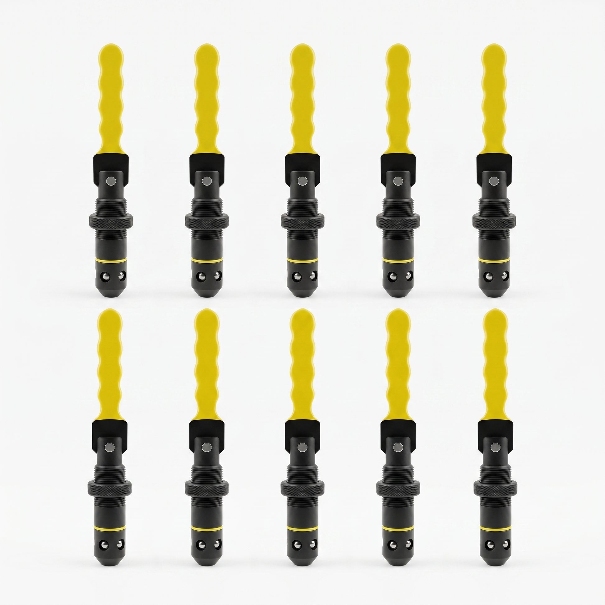 Set mit 10 Schnellspannbolzen mit Griff D28x50 mm