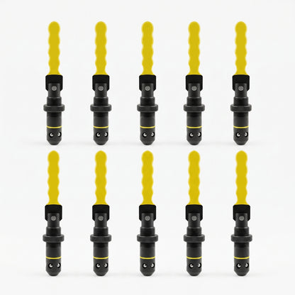 Set mit 10 Schnellspannbolzen mit Griff D28x50 mm