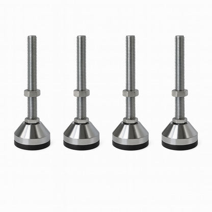 4 Stellfüße M12x100mm Ø 50mm für Schweißtisch