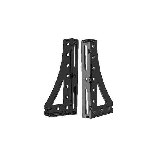 Spannwinkel D16 Set L+R | 350×150×50×6 mm