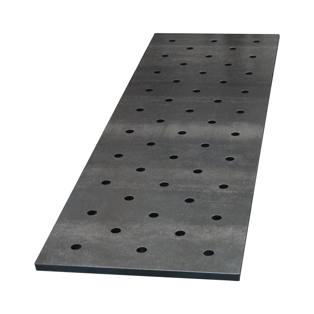 D16-Tischerweiterung 1000 × 300 mm – 12 mm Premium-Oberfläche für 3D-Schweisstische in der Werkstatt