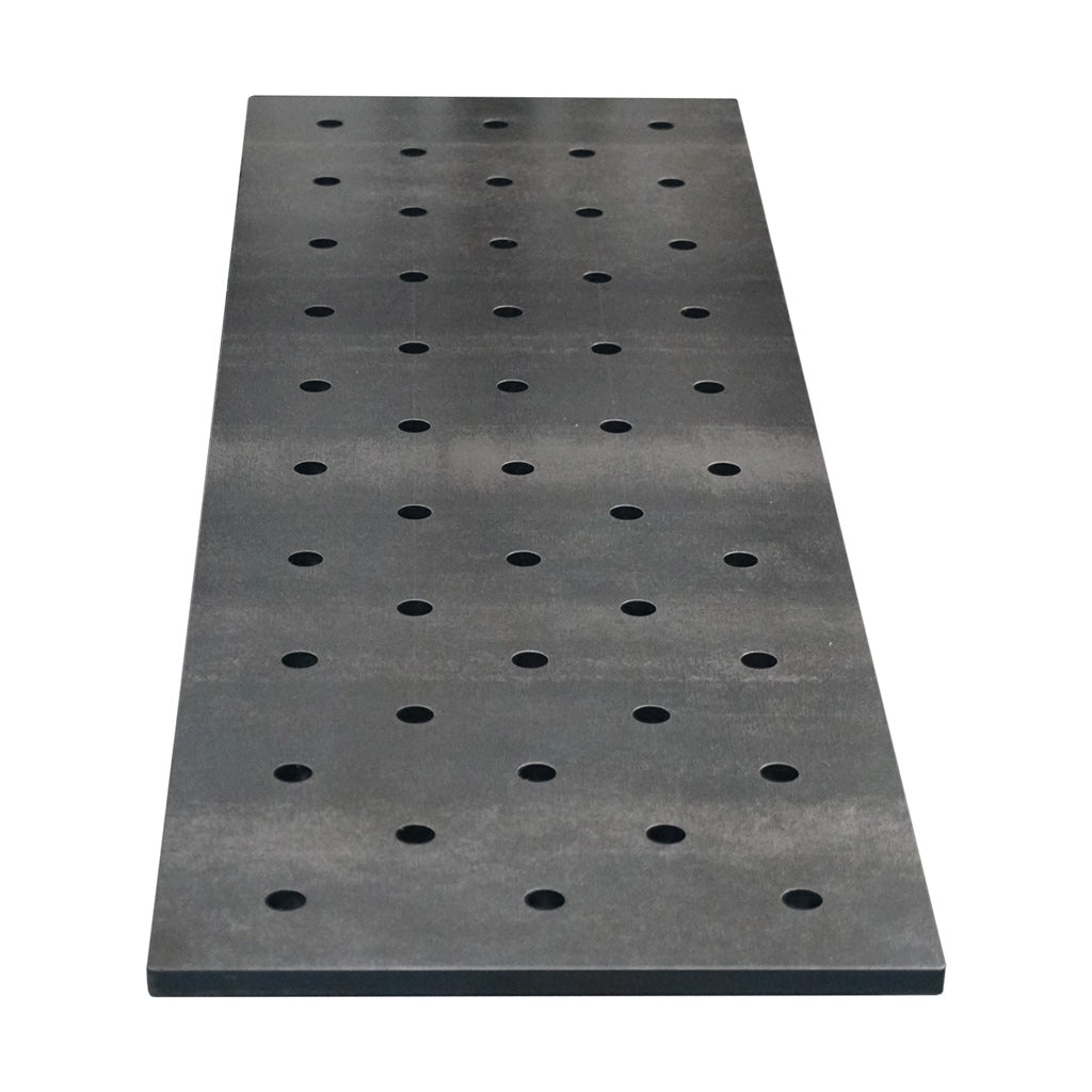 D16-Tischerweiterung 1000 × 300 mm – 12 mm Premium-Oberfläche für 3D-Schweisstische in der Werkstatt