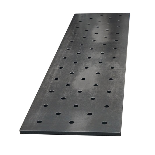 D16-Tischerweiterung 1200 × 300 mm – 12 mm Premium-Oberfläche für 3D-Schweisstische in der Werkstatt