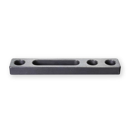 Universalanschlag D28 | 300x50x25mm – 3x Rundloch + 1x Langloch